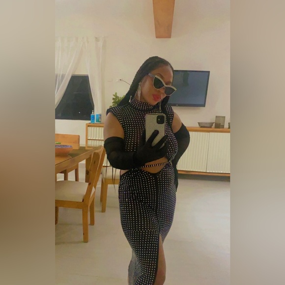 All Eyes On She 💎 Mesh BodyCon dress - Picture 3 of 5